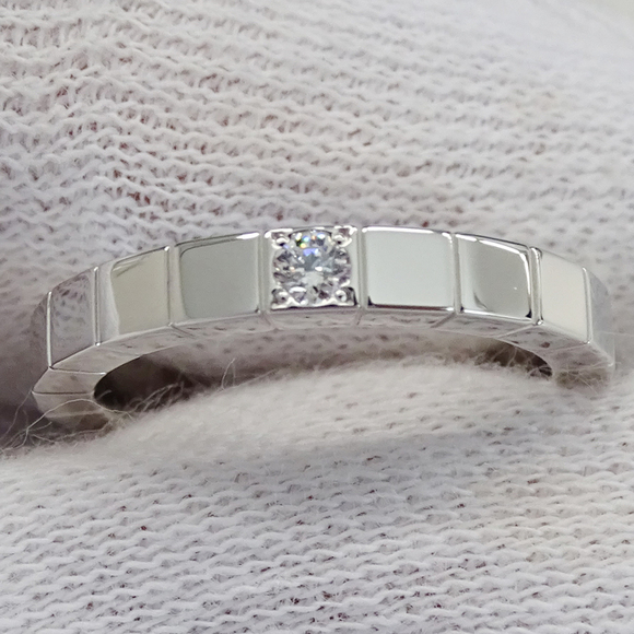 CARTIER Silver Diamond Ring #49 - Picture 7 of 10